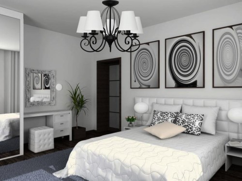 zyrandol-nad-lozkiem-w-sypialni