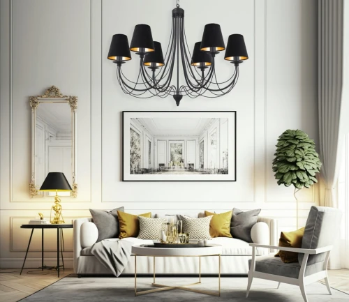 stylowy-zyrandol-w-salonie