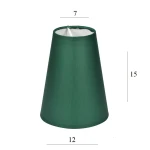 ABAŻUR do lampy 2S-E14 butelkowa zieleń 7/12 wys 15