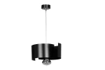WIKON 1 BLACK 1284/1/E czarna lampa sufitowa