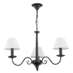 Czarny żyrandol klasyczny ASTOR 1S 1O2893 W3 CZA/1S/Le