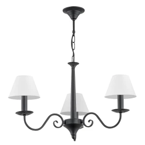 Czarny żyrandol klasyczny ASTOR 1S 1O2893 W3 CZA/1S/Le