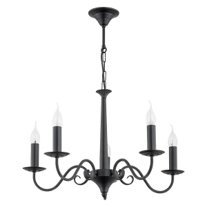 5-płomienny żyrandol świecznikowy ASTOR 1O2895 W5 CZA/Le