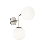 Nowoczesny kinkiet ze szklanymi kloszami ERIK MOD1221-WL-02-N/MA