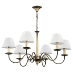 Żyrandol klasyczny stare złoto ASTOR 1S 1O2896 W6 PAT/1S/Le