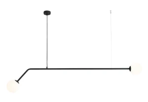 Nowoczesna lampa wisząca w czarnym kolorze PURS 2 BLACK 11064H1/AX