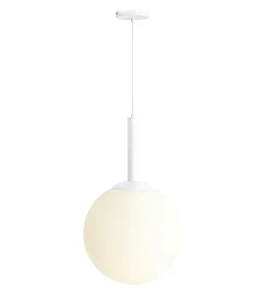 Biały zwis w minimalistycznym stylu BASO XXL WHITE 11087XXL/AX