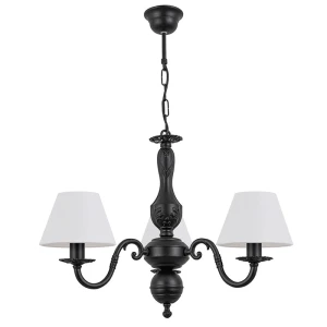 Elegancki żyrandol do sypialni LALKA O3043 W3 CZA/1S/01/Le 3-ramienny