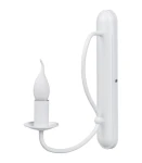 Stylowa lampa do pokoju biały kinkiet na ścianę OLIVER O3050 K1 BIA/Le 