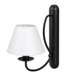 Czarny kinkiet do pokoju OLIVER O3050 K1 CZA/1S/01/Le