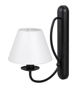 Czarny kinkiet do pokoju OLIVER O3050 K1 CZA/1S/01/Le