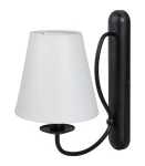 KLasyczny kinkiet z abażurem OLIVER O3050 K1 CZA/AB/01/Le