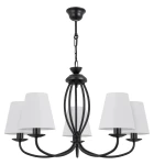 Piękny prosty żyrandol 5-płomienny OLIVER O3055 W5 CZA/AB/01/Le 