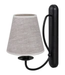 KLasyczny kinkiet z abażurem OLIVER O3050 K1 CZA/AB/05/Le 