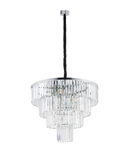 Luksusowa duża lampa wisząca CRISTO L 17615/N                   