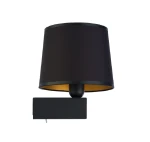 Luksusowa czarno-złota lampka CHILEN 18197/N   