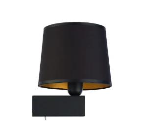 Luksusowa czarno-złota lampka CHILEN 18197/N   