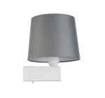 Szary kinkiet do sypialni CHILEN 18200/N    