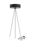 Czarna lampa podłogowa CADELA 17988/N            