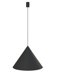 Czarna duża lampa do salonu ZENAT L 18005/N                        