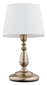 Klasyczna lampka nocna z abażurem ROKSI PATYNA 116078/AA