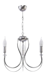 Elegancki żyrandol świecznikowy MELENA 11687- ME 3 SR/J 3-ramienny