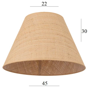 Duży abażur do lampy stojącej z rattanu 8S RATTAN 22/45 wys 30 