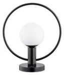 Oryginalna czarna lampa stołowa RIKA 1O2948 L1 CZA/le 