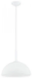 Klasyczna biała lampa wisząca FREBA 1O3135 W1 BIA/Le   