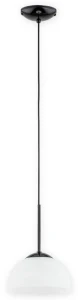 Czarna pojedyncza lampa wisząca FREBA 1O3131 W1 CZA/Le    