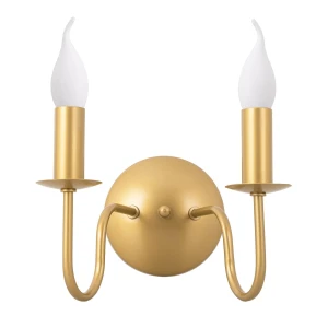 Podwójny złoty kinkiet świecznikowy GOLDSUN CLASSIC 1339G/17