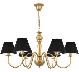 Złota klasyczna lampa GOLDSUN 1S 1335G/17/14 6-ramienna