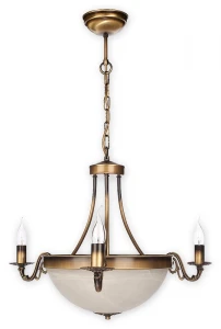 Stylowy żyrandol z patyny do salonu ARKADE 1O2123/W5/PAT/Le 