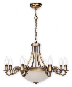 Duży żyrandol patynowy ARKADE 1O2127/W10/PAT/Le   