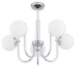 Stylowy 5-ramienny żyrandol do salonu APISO 1O2855 W5 CH/Le