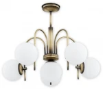 Oryginalny 6-ramienny żyrandol do salonu APISO 1O2856 W6 PAT/Le 