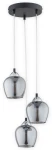 Piękna potrójna lampa wisząca MERGO 1O2993 W3 CZA/CH/Le  