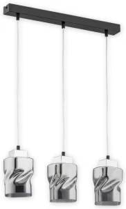 Potrójna elegancka lampa do pokoju  MERO 1O2963 W3 CZA/CH/Le  