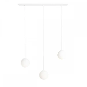 Uniwersalna biała lampa do jadalni BASO 3 WHITE 11087E/AX 