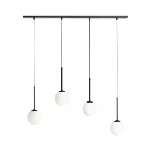 Nowoczesny żyrandol do salonu BASO 4 BLACK 11087L1/AX 