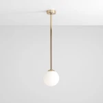 Pojedyncza złota lampa wisząca PINO M GOLD 11080PL_G30_M/AX 