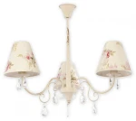 Elegancki żyrandol z kryształkami do salonu VELEOS 1O1963 AB KW/Le 