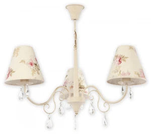 Elegancki żyrandol z kryształkami do salonu VELEOS 1O1963 AB KW/Le 