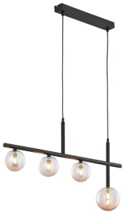 Czarna oryginalna lampa z kulistymi kloszami NEPTO 11905 NT4 CZ BU/J   