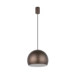 Stylowa lampa wisząca brązowa kula CADE 110293/N  