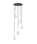 Piękna lampa wisząca z białymi kloszami KALO 110303/N             