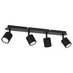 Stylowy czarny plafon do salonu DEMO 11432/L               