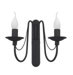 Czarny podwójny kinkiet ROSSI 1397D1/AX 