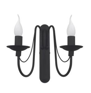 Czarny podwójny kinkiet ROSSI 1397D1/AX 