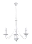 Biała lampa wisząca ROSSI 1397E/AX 3-ramienna